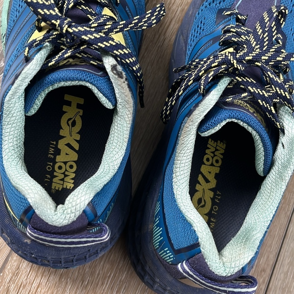 Hoka One One Speedgoat 3 Women's Blue Athletic Shoe Tennis Shoe - Picture 6 of 11